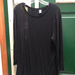 Black long sleeve dress